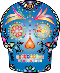 Sugar Skull By Vera Kratochvil Prismatic