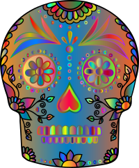 Sugar Skull By Vera Kratochvil Polyprismatic