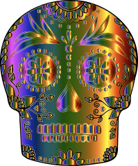 Sugar Skull By Vera Kratochvil Chromatique
