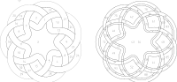 7 Point Celtic Knot - 2 versions