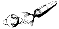 Apollo 11 Rocket in Space