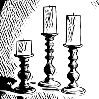 3 candle sticks
