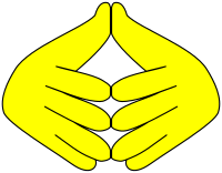 Emojilike Steepled Hands