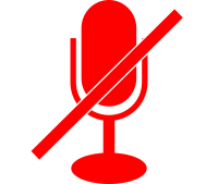 Mic icon Muted
