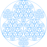 Apolonian gasket iterative