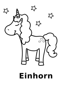 Unicorn for coloring