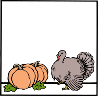 Basic Thanksgiving Day Frame - Colour Remix