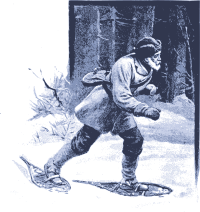 Man in Snowshoes