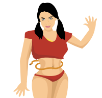 Woman Measuring Her Weight
