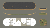 skateboard birdhouse