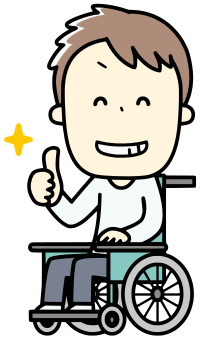 Happy Wheelchair Guy