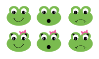 Frog faces