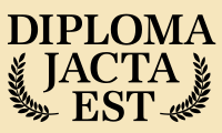 DIPLOMA JACTA EST