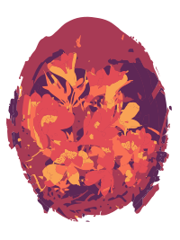 Abstract Flower Circle