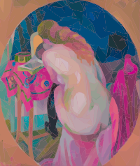 Nu à la lecture (variation)
