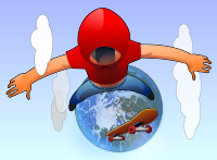 Skating Above the Earth - Remix