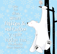 Bear Christmas Card - Spanish Version