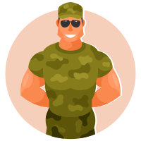 Army soldier vector