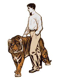 Man and his Tiger