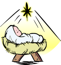 Baby Jesus Manger Scene