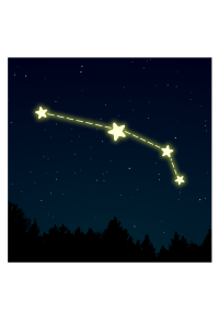 Aries star constellation