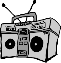 1980s Boombox
