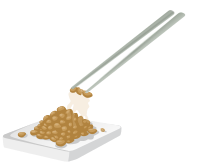 Natto with Chopsticks