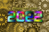 Happy New Year 2022 Trippy