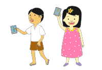 Kids with Otoshidama