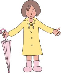 Girl with Umbrella (#7)