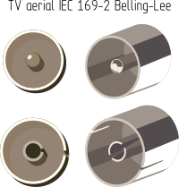 TV connectors by Rones