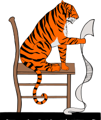 Reading Tiger - Colour Remix