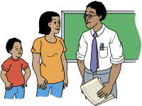 Teacher, Mum and Kid