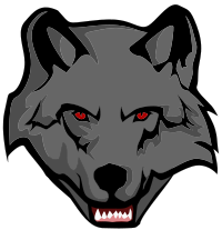 Wolf with Mouth Open