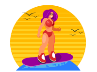 Female Surfer