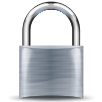 padlock silver medium