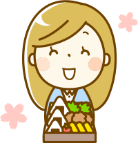 Bento box for Cherry blossom viewing