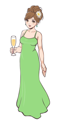 Party in a Green Dress