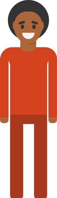 Smiling person