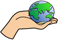Hand with Earth in It