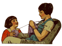 Knitting Mother
