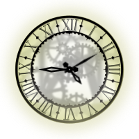 City Hall Clock - Isolated