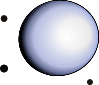 purple and black sphere