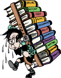 So Many Books Student - Colour Remix