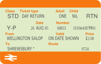 Train ticket (UK)