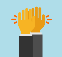 Clapping hands