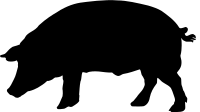 Pig Silhouette