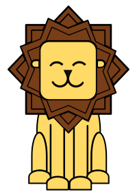 Stylized Cartoon Lion - Remix
