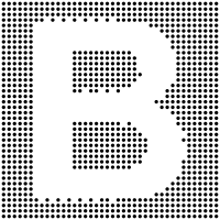 Inverted Dotted Capital B