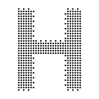 Dotted Capital H
